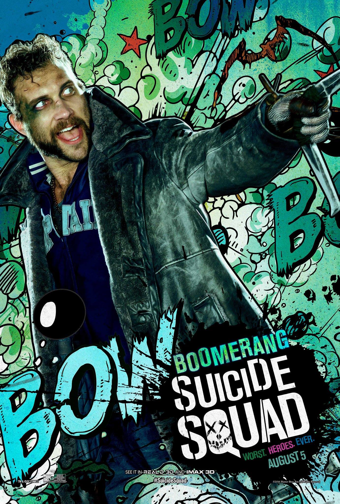 Captain Boomerang from Suicide Squad.