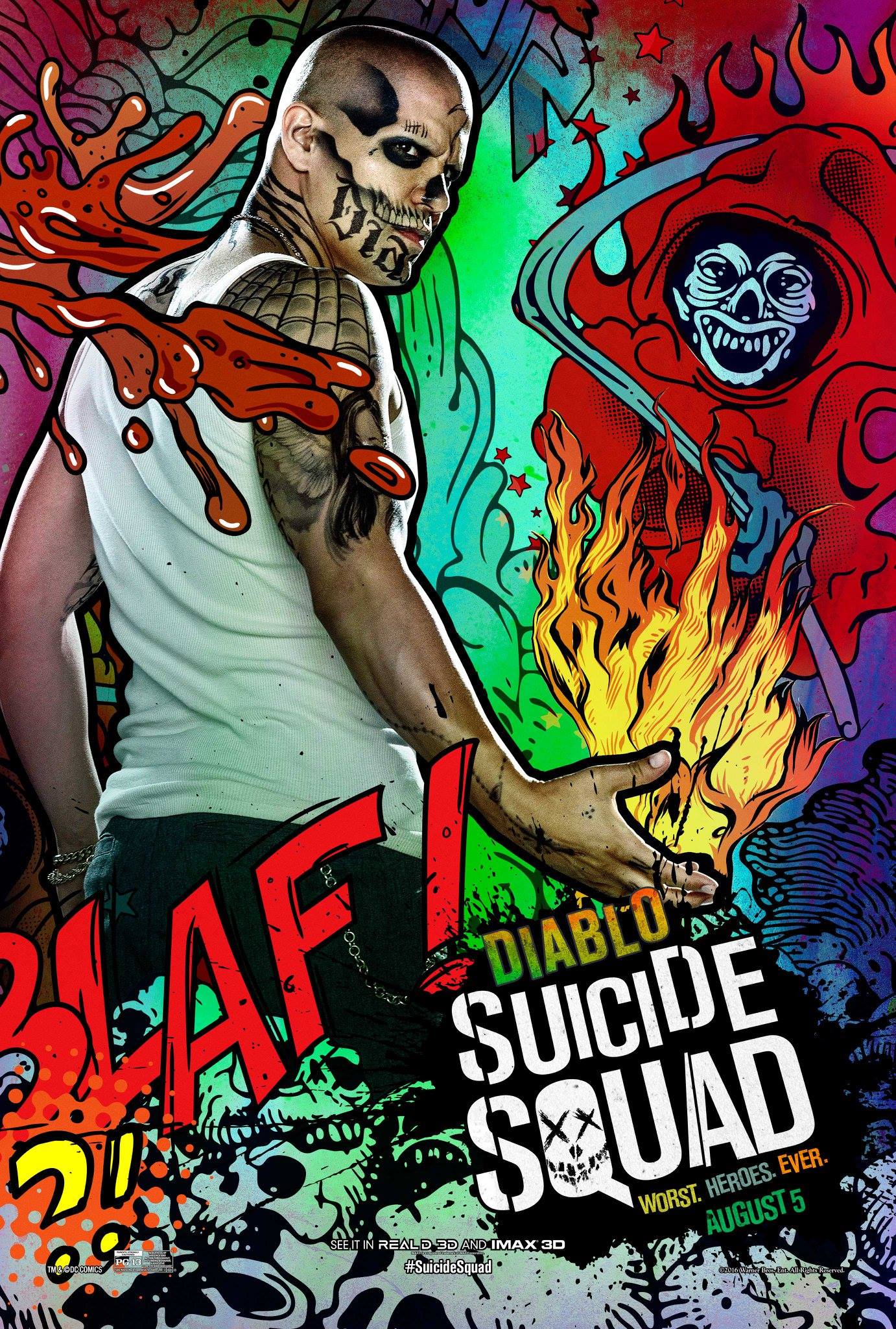 El Diablo from Suicide Squad.